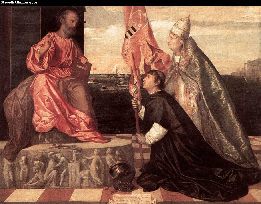 TIZIANO Vecellio Pope Alexander IV Presenting Jacopo Pesaro to St Peter nwt